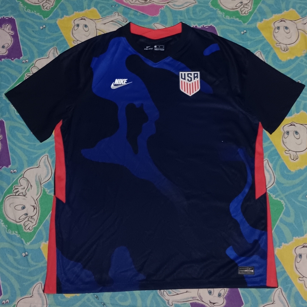 2020 Nike USA Authentic Away Soccer Jersey Kit Vapor Knit Dri Fit US